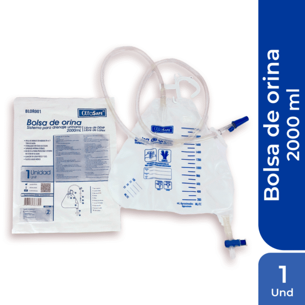 Bolsa para drenaje urinario Ziboject 2000 ml
