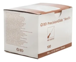 Aguja hipodérmica BD 30g x 1/2 (0.3mm x 13mm)